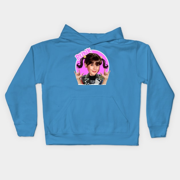 Punky Brewster Kids Hoodie by Indecent Designs